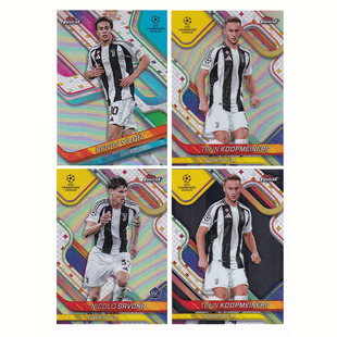 银折 2024 球星卡 finest 萨沃纳 topps 尤文图斯 伊尔迪兹