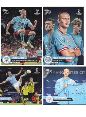 球星卡 哈兰德 2021-22 topps now 欧冠首秀 曼城 梅开二度 福登