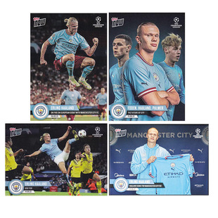 球星卡 哈兰德 2021-22 topps now 欧冠首秀 曼城 梅开二度 福登