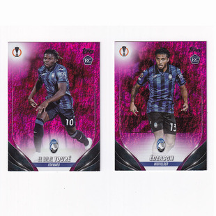 球星卡 粉折 2023-24 Topps UCC 欧战 亚特兰大 图雷 埃德松