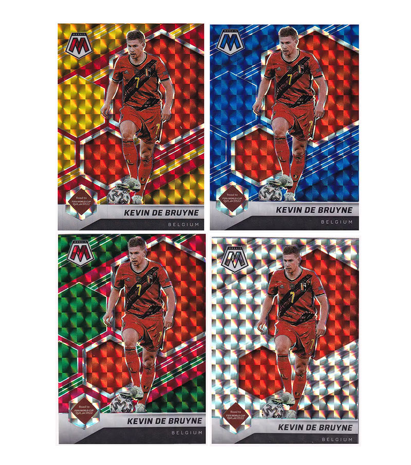 球星卡 德布劳内 88编 99编 马赛克 世界杯 2021-22 比利时 曼城