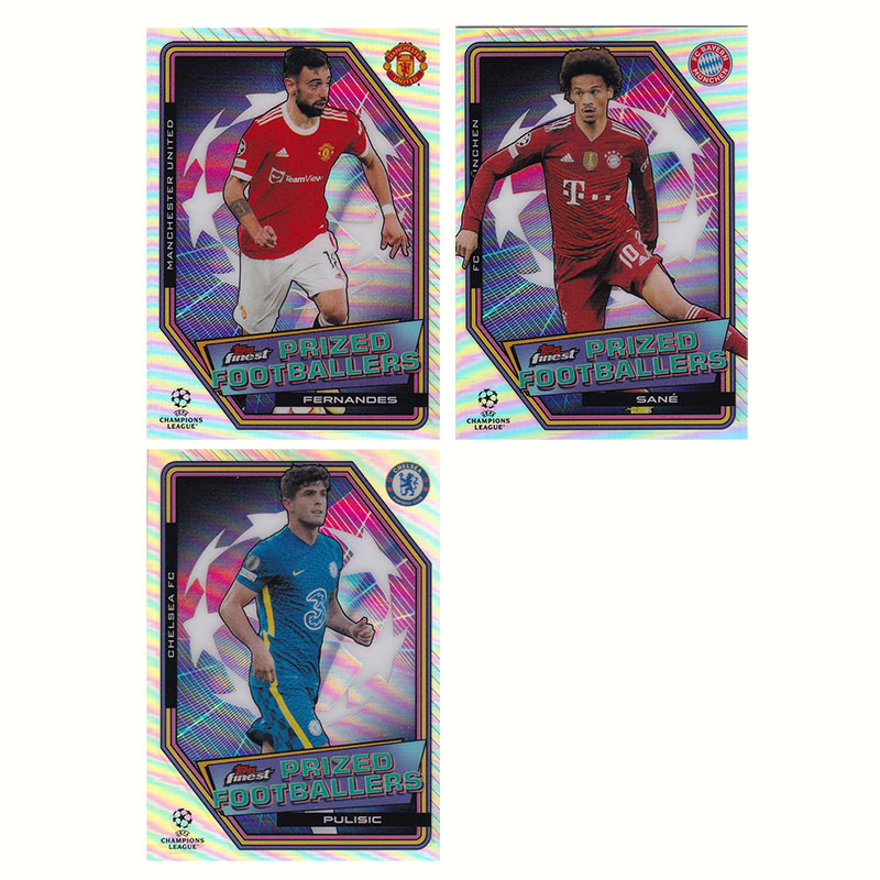 球星卡 B费 萨内 普利西奇 典范球员特卡 2022 topps finest