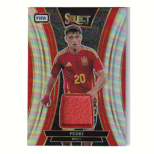 球衣物料 2024 球星卡 西班牙 银折 select 巴塞罗那 佩德里