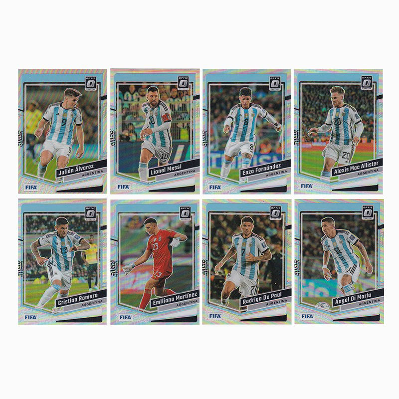 球星卡 optic银折 阿根廷 2023-24 donruss 梅西 恩佐 阿尔瓦雷斯