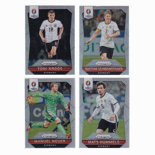 球星卡 德国队 银折 2016欧洲杯 PRIZM 克罗斯 诺伊尔 胡梅尔斯