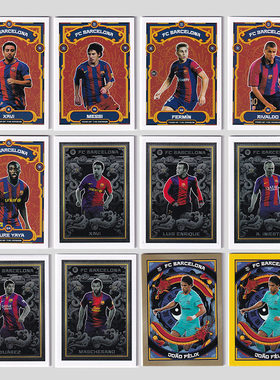 球星卡 巴萨龙年队盒2023-24 Topps 梅西 哈维 伊涅斯塔 菲利克斯