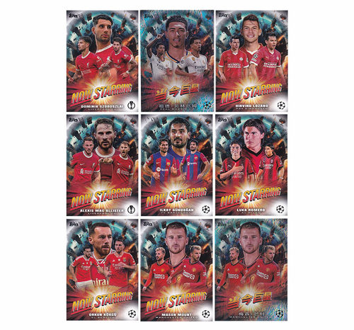 球星卡 主演特卡 碧玉 2023-24 Topps 贝林厄姆 赖斯 居莱尔 凯恩