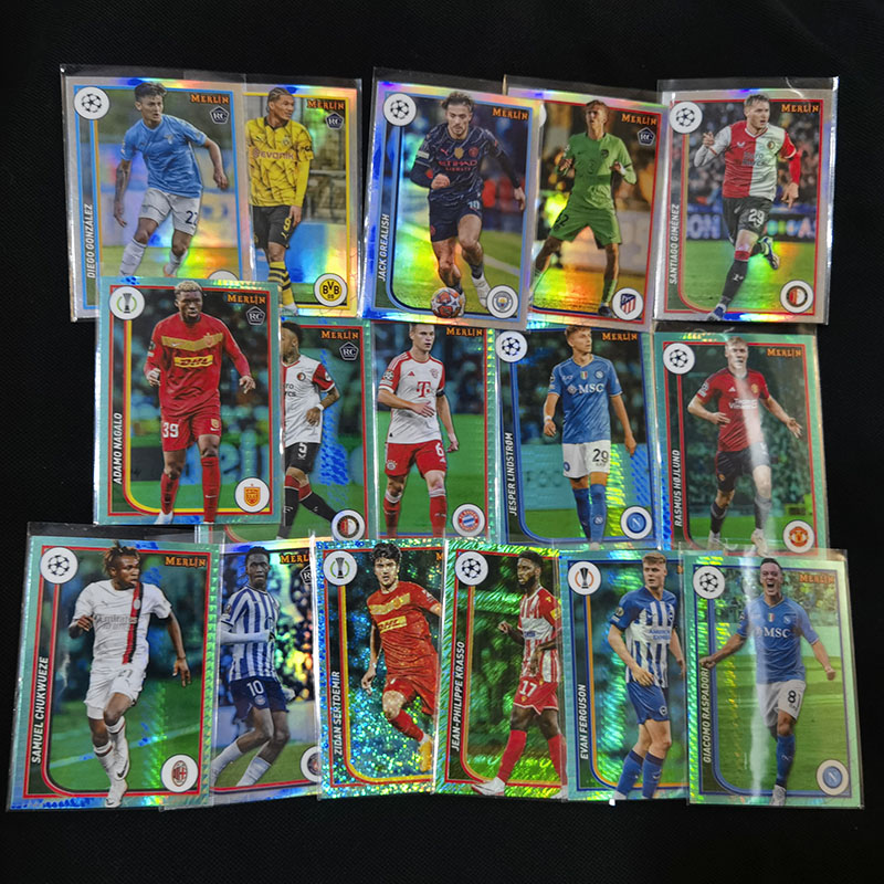 球星卡 基米希 霍伊伦德 格拉利什 银棱镜折 2023-24 Topps 梅林