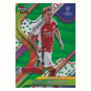 绿折 2024 球星卡 finest 99编 topps 阿森纳队长 厄德高