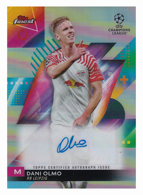 球星卡 奥尔莫 签字 银折 2023-24 Topps finest 莱比锡 西班牙