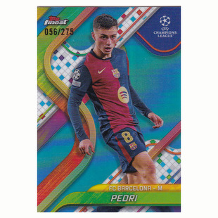佩德里 finest 275编蓝折 topps 巴塞罗那 2025 球星卡