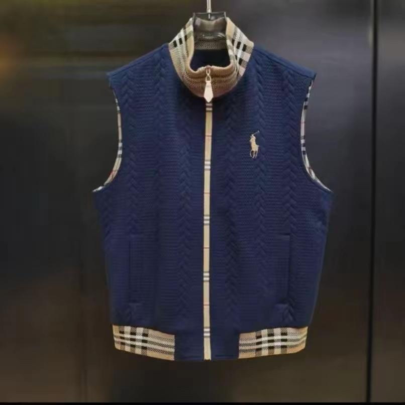 2025男士游艇兰针织马甲