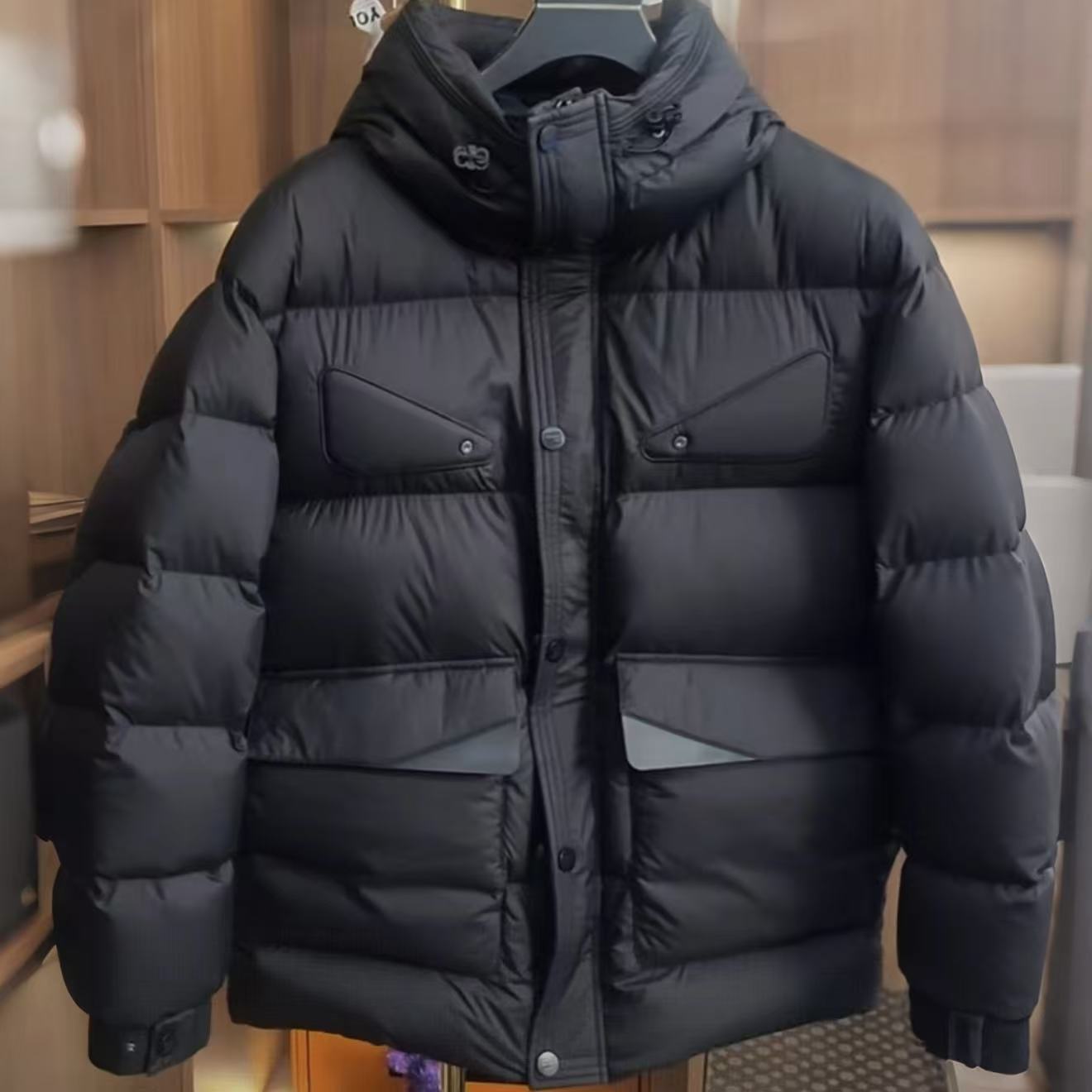 秋冬新款男士小怪兽90白鸭绒高奢羽绒服时尚休闲百搭