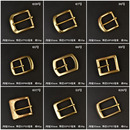 扣头韩版 腰带针式 休闲卡子配件 实心纯黄铜针扣皮带扣手工裤 男士