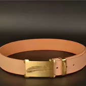 平滑扣腰带男皮带中青年休闲百搭头层牛皮植鞣革裤 天天特价 带