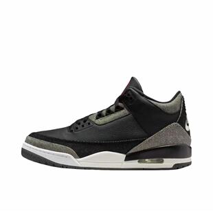 NIKE Air Jordan3耐克 简约舒适耐磨中帮复古篮球鞋IR0914-400