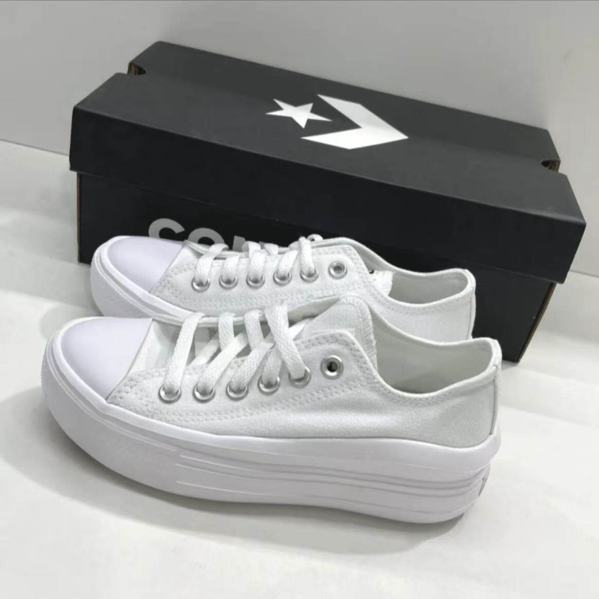 正品匡威all star move帆布鞋云朵厚底增高鞋570257C