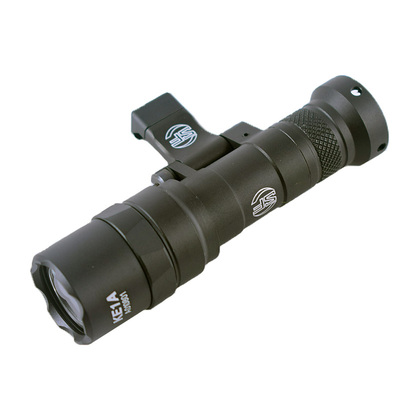 M340DF1000流明强光野营手电20mm侧翻下挂导轨户外头盔照明