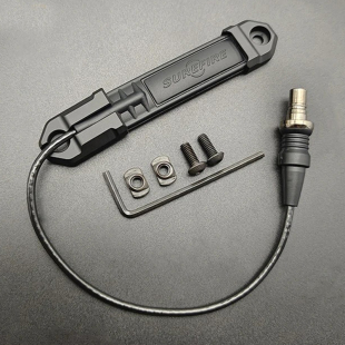 MLOK系统鼠尾固定开关底座M300 951系列SF手电鼠尾卡槽 M600