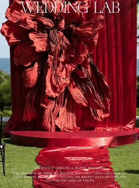 红色系造景美陈装置摆饰装饰婚礼艺术装饰橱窗陈列商业美陈