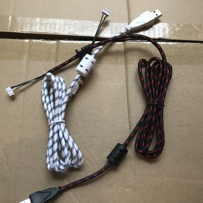 机械键盘usb条纹大磁环铜线维修