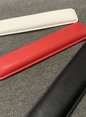 机械键盘手托PU皮质柔软87白色104黑色红防滑海绵垫抗疲劳办公108