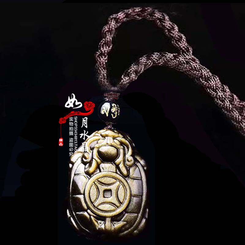 金耀石龙龟保泰吊坠聚财守财