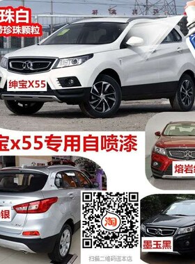 北汽绅宝汽车x55银色车漆红色自喷漆油漆划痕修复喷漆补漆防锈漆