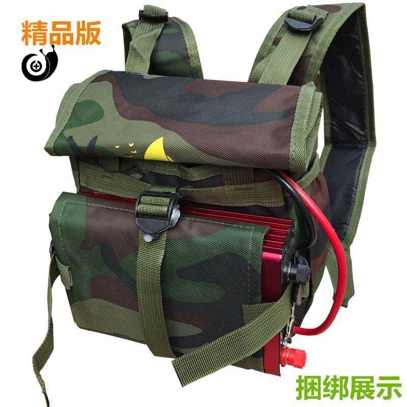 器干锂电池打鱼工具包干水蓝色专用套装防摔背桶蓄电瓶背包