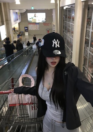 MLB韩国正品26春夏新款美式复古风硬顶棒球帽鸭舌帽3ACPB316N