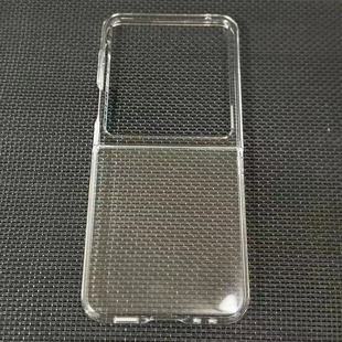 适用三星zflip7手机壳新款 全屏大视窗ZFlip6超薄透明硬壳折叠屏全包防摔galaxy保护套壳简约硬外壳男女