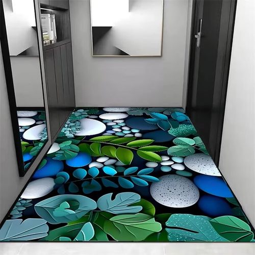 软硅藻泥地垫家用入户门垫玄关卫生间脚垫吸水防滑可裁剪水洗垫子