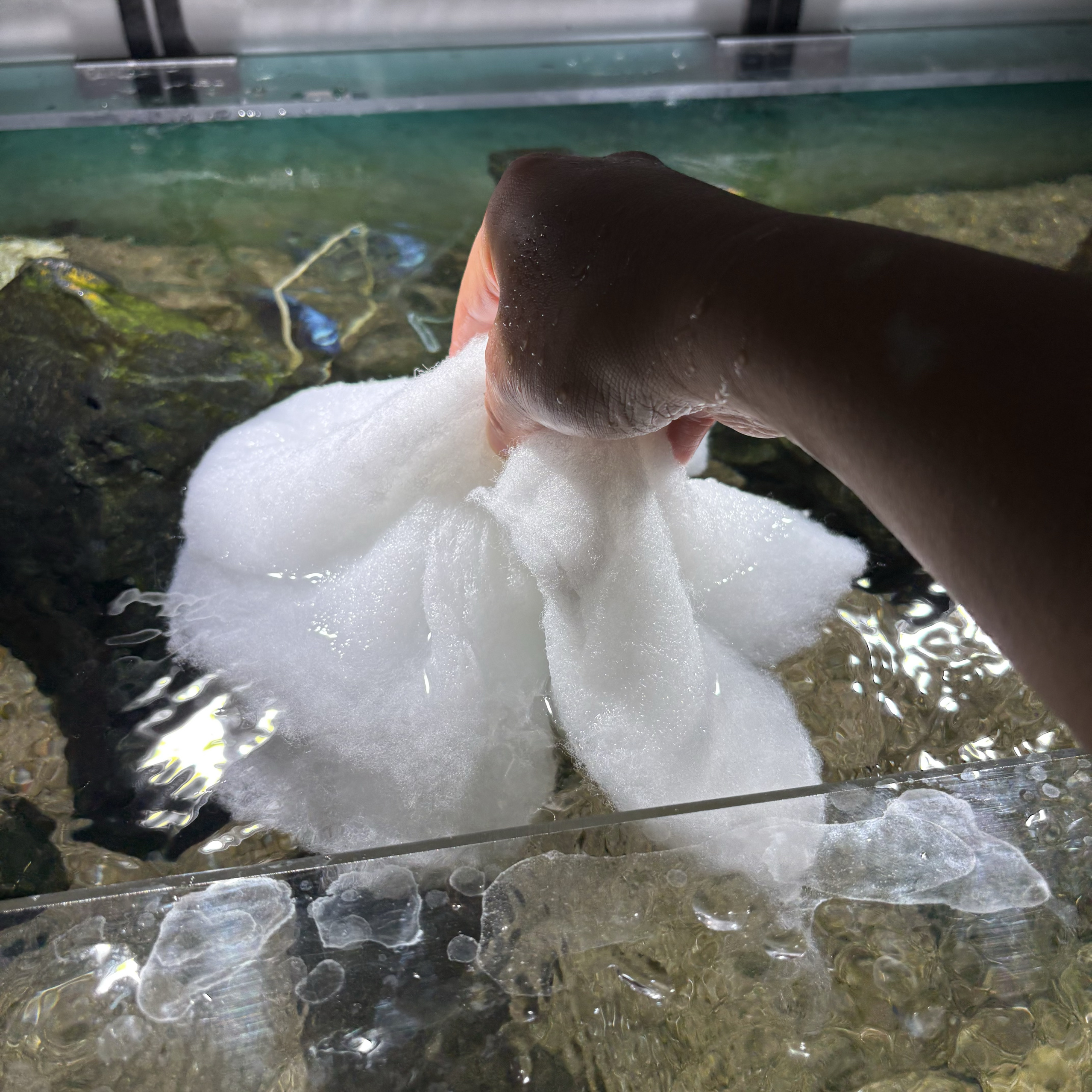 赛立德鱼缸过滤棉鱼缸过滤材料鱼缸过滤棉羊绒棉