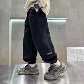 子2026春秋运动裤 男宝宝束脚裤 儿童裤 秋装 子中大童百搭长裤 男童裤