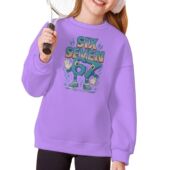 Seven 67印花圆领长袖 卫衣秋冬季 Six 中大童宽松套头衫