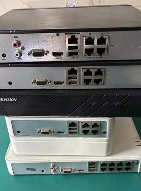 二手海康威视4/8路POE网络H.265硬盘监控录像机DS-7808NB-K1/8P