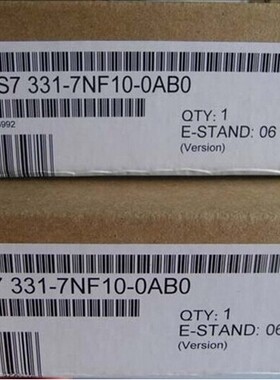 西门子PLC 6ES7331模拟量输入模块 6ES7 331-7NF10-0AB0