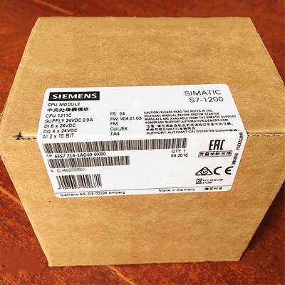 原装西门子6ES7214-1AG40-0XB0 S7-1200 CPU1214C模块 6ES7214