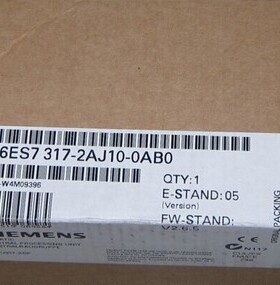 6ES7 317-2AJ10-0AB0 6ES7317-2AJ10-0AB0 全新未开封CPU317-2DP