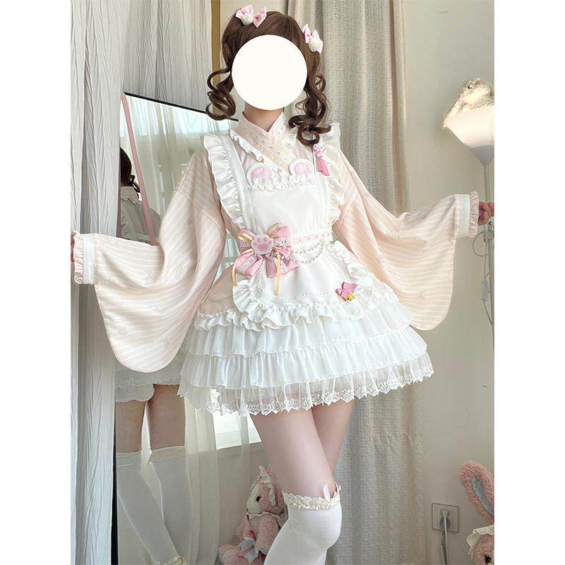 清仓处理春日小熊和风Lolita套装洛丽塔小女仆