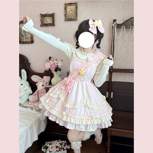 【自带裙撑效果】  甜味慕斯  少女可爱甜美Lolita吊带裙JSK裙子