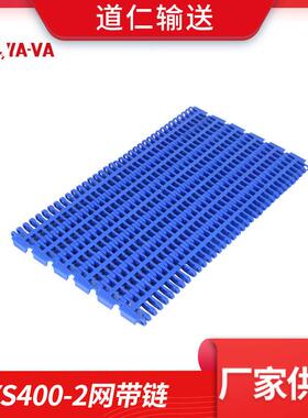 道仁YA-VA厂家直供 输送模块网带 YS400-2塑料网带 直行网带链