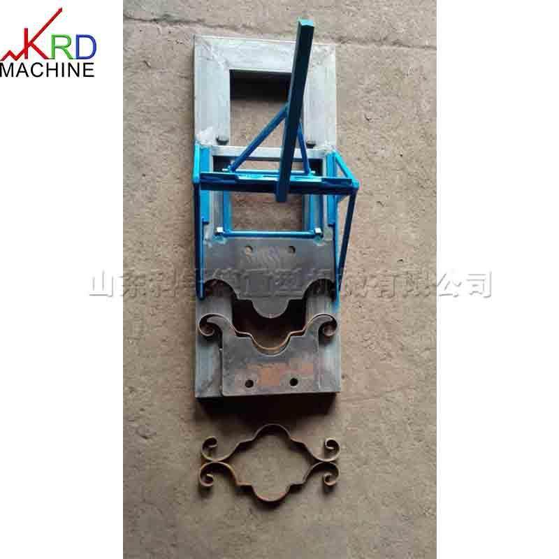 小型金属材料方钢弯曲机 晾衣架栏杆双排弯管机 电动液压折弯机