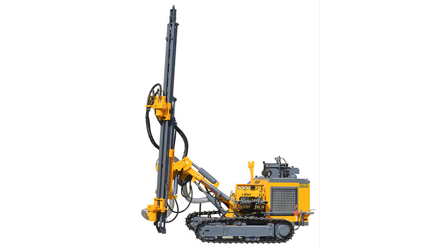 开山潜孔钻机25米冲击凿岩工程爆破钻孔设备履带潜孔钻车双马达