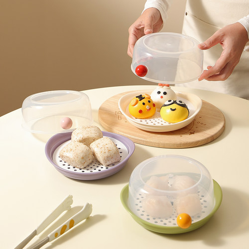 熊谷组微波炉专用加热蒸笼食品级