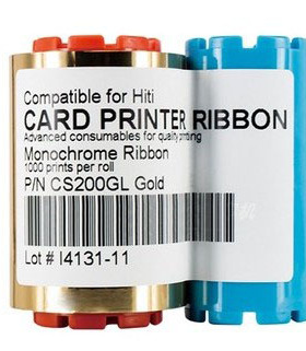 呈研HITI CS200E金色带CS220E银色带CS290E碳带另有白红蓝黑带