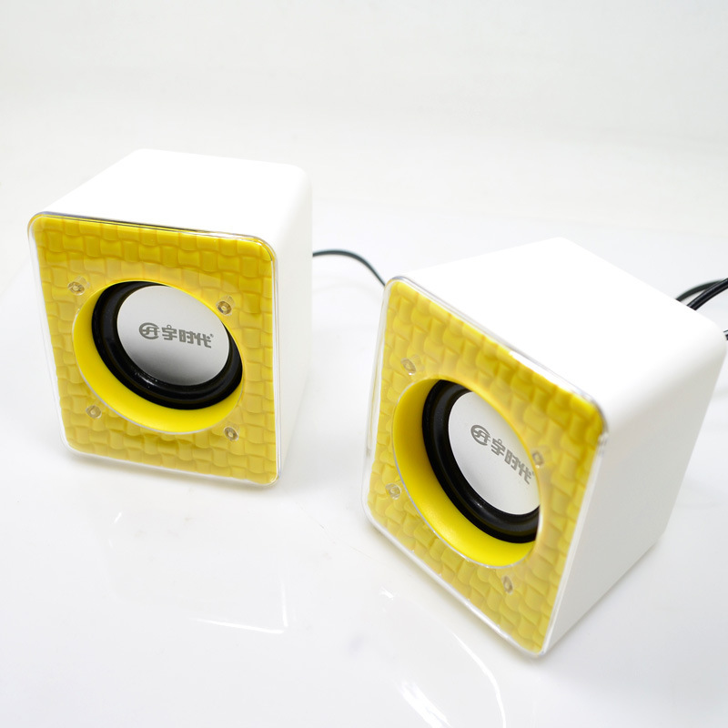 宇时代V02小音箱台式笔记迷你小音响多媒体USB低音炮礼品音箱厂家