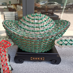 镇宅法器真品古币林正英铜钱剑葫芦鼎铜元宝铜钱船抓鬼战国金钱剑