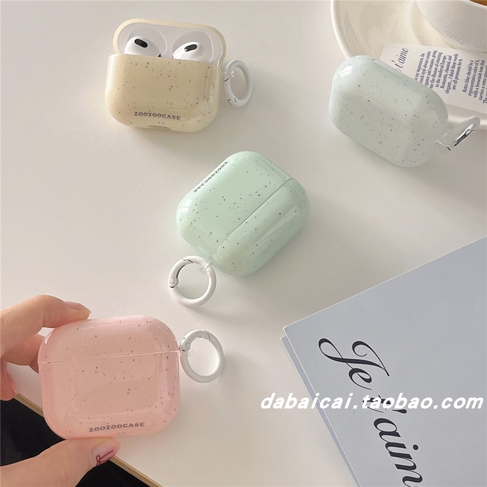airpods3耳机套ins韩系简约泼墨
