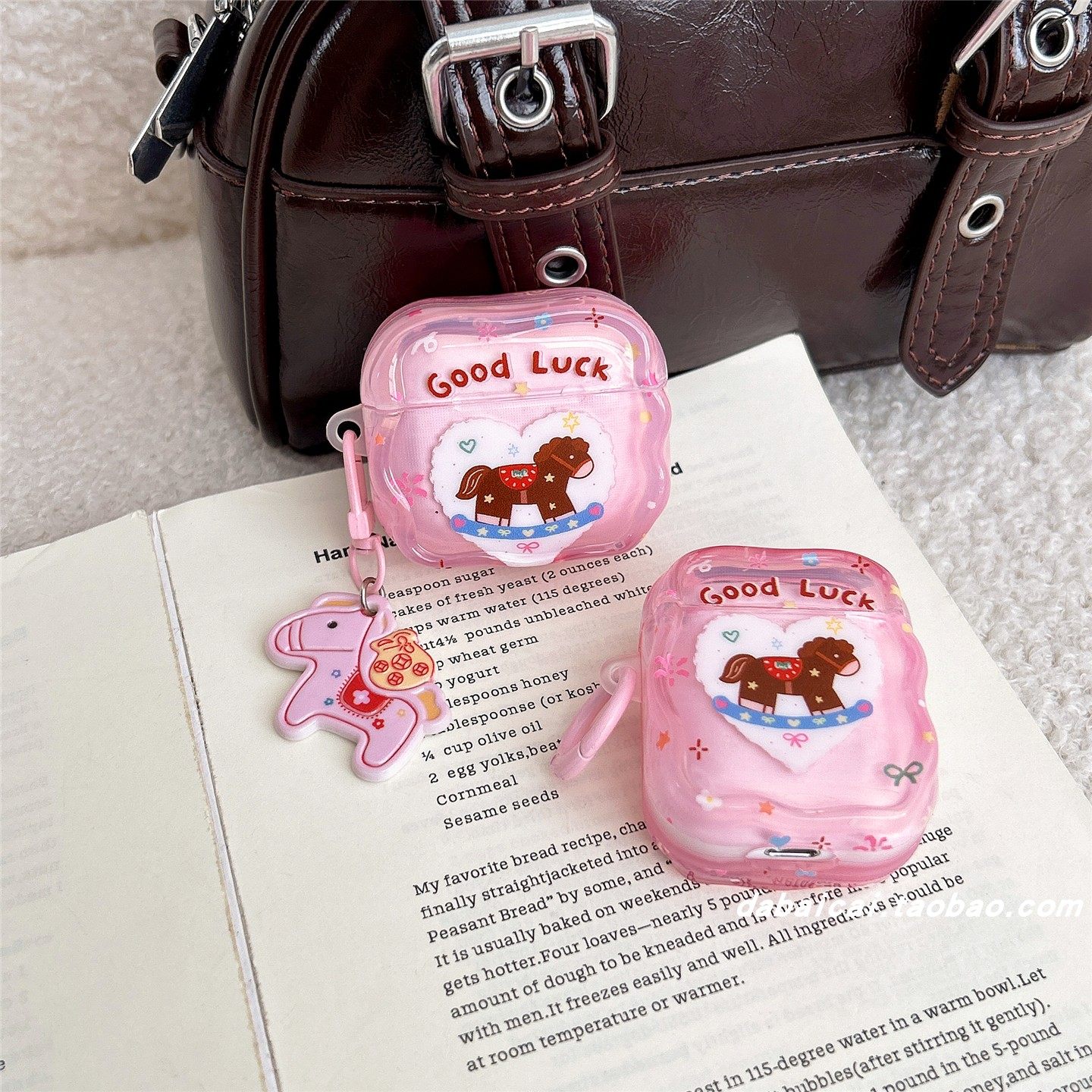 ins透粉爱心小马蝴蝶结适用airpods pro3耳机套4代无线蓝牙苹果airpods1/2代耳机壳pro新款3代pro2防摔保护套,3C数码配件,耳机保护套,淘宝优惠券,粉丝福利购,淘宝优惠卷